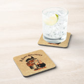  Halloween Witch en Cauldron Bier Onderzetter (Rechterzijde)