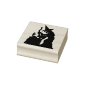  Halloween Witch en Cauldron Rubberstempel (Stempel)