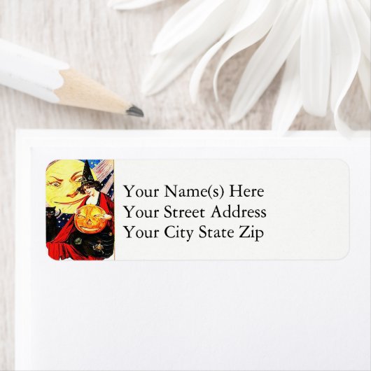 Halloween Witch en Friends Etiket (Insitu)