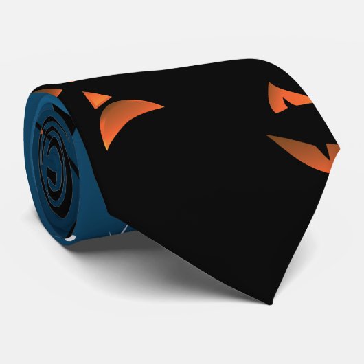 Halloween Witch en Jack o Lanterns Stropdas (Opgerold)