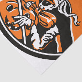  Halloween Witch en Owl Illustratie Tissuepapier (Detail)