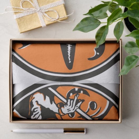  Halloween Witch en Owl Illustratie Tissuepapier (Geschenk)