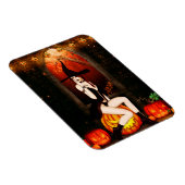 Halloween Witch en pompoenen Magneet (Rechterzijde)