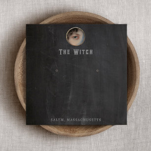 Halloween Witch Eye Earring Display Kaart