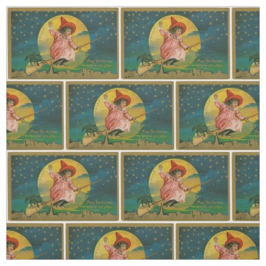  Halloween Witch Fabric Stof (Swatch)