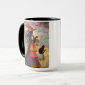 Halloween Witch Fantasy Art Mok (Voorkant links)