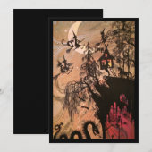  Halloween Witch Feestdagenkaart (Voorkant / Achterkant)