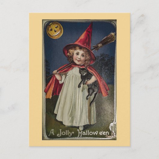  Halloween Witch Feestdagenkaart (Voorkant)