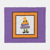 Halloween Witch Feet en Pet Fleece Deken (Voorkant (Horizontaal))