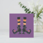 Halloween Witch Feet Gepersonaliseerd (Staand voorkant)