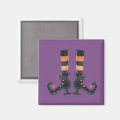 Halloween Witch Feet Magneet (Voorkant / Achterkant)