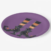Halloween Witch Feet Papieren Bordje (Gekanteld)