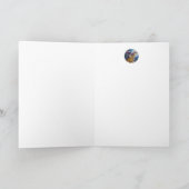 Halloween Witch Field Mouse Spider Waterverf Art Kaart (Binnen)