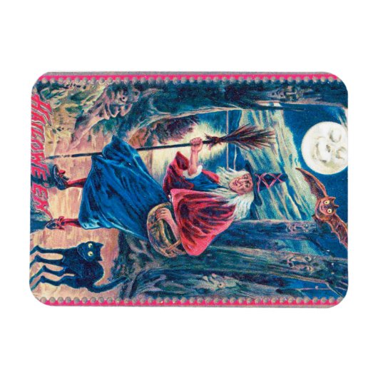  Halloween Witch Flexible Magnet Magneet (Horizontaal)