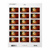 Halloween Witch Flight Etiket (Full Sheet)