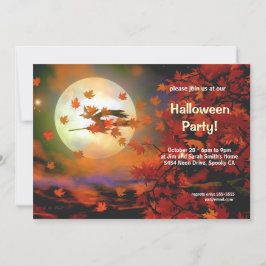 Halloween Witch Flight Kaart