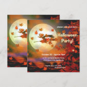 Halloween Witch Flight Kaart (Voorkant / Achterkant)