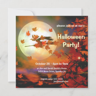 Halloween Witch Flight Kaart