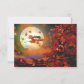 Halloween Witch Flight Kaart (Achterkant)