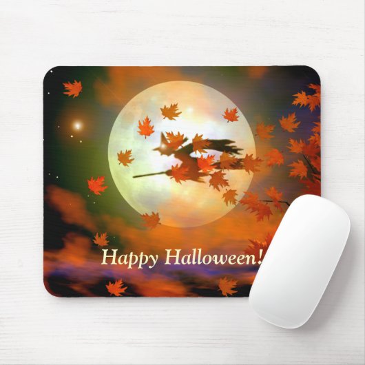 Halloween Witch Flight Muismat (Met muis)