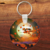 Halloween Witch Flight Sleutelhanger (Voorkant)