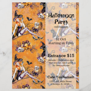 Halloween Witch Flyer