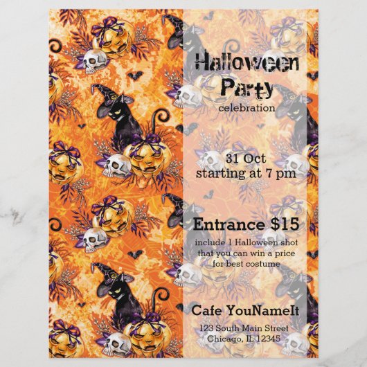 Halloween Witch Flyer (Voorkant)