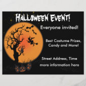 Halloween Witch Flyer (Voorkant)