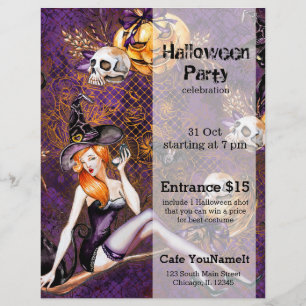 Halloween Witch Flyer