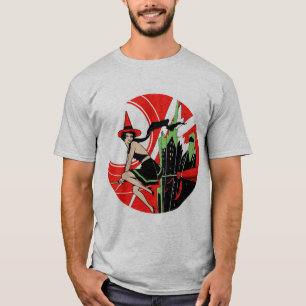 Halloween Witch Flying () T-shirt