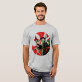 Halloween Witch Flying () T-shirt (Voorkant volledig)
