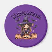 Halloween Witch Fun Magnet (Voorkant)
