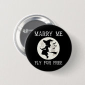 Halloween Witch Funny voor vrouwen Wiccan Witchcra Ronde Button 5,7 Cm (Voorkant /achterkant)