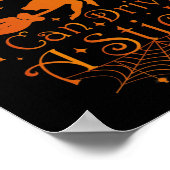 Halloween Witch geeft uit waarom ik echt kan rijde Poster (Hoek)