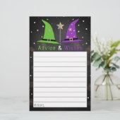 Halloween Witch Gender onthullen partijadvies (Staand voorkant)