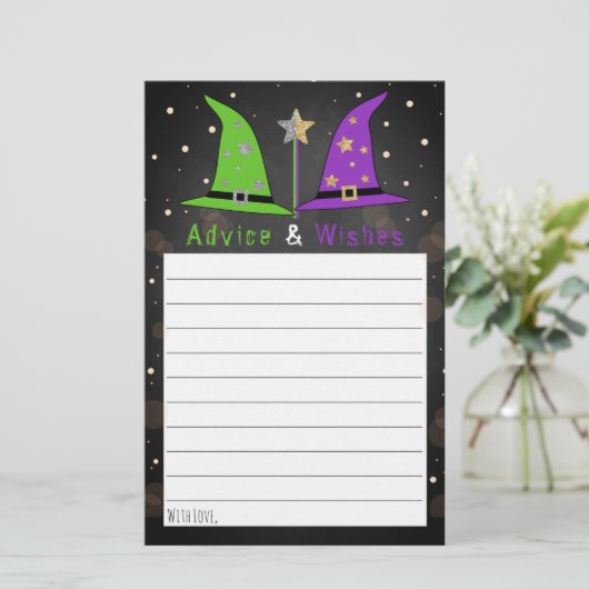 Halloween Witch Gender onthullen partijadvies (Staand voorkant)