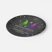 Halloween Witch Gender Reopenbaart zich Papieren Bordje (Gekanteld)