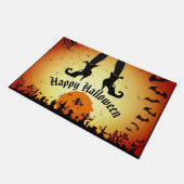 Halloween Witch Ghost en Bats Doormat Deurmat (Schuin)