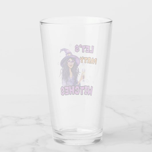Halloween witch glas (Achterkant)