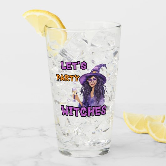 Halloween witch glas (Voorkant ijs)
