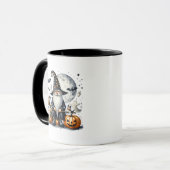 Halloween Witch Gnome Mok (Voorkant links)