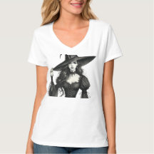 Halloween Witch Graphic Vrouwen Shirt