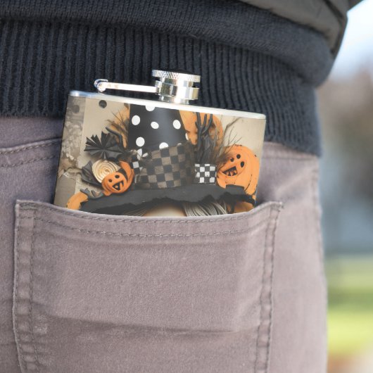 Halloween Witch Heupfles (Voorbeeld)