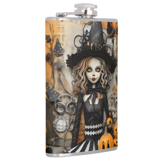 Halloween Witch Heupfles (Rechts)