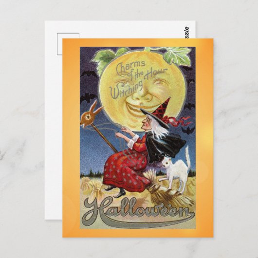  Halloween Witch Hour Briefkaart (Voorkant / Achterkant)