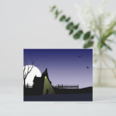 Halloween Witch House Briefkaart (Staand voorkant)