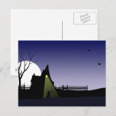 Halloween Witch House Briefkaart (Voorkant / Achterkant)