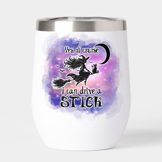 Halloween Witch in Broom (Achterkant)