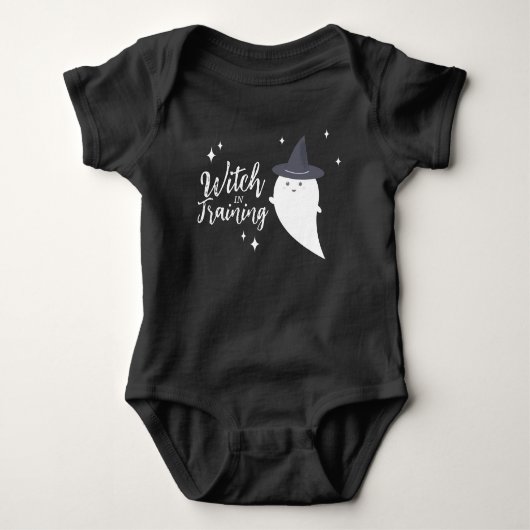 Halloween Witch in Training Bodysuit T-Shirt (Voorkant)