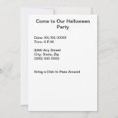 Halloween Witch, Jack o' Lantern, Foto Lijst Kaart (Achterkant)